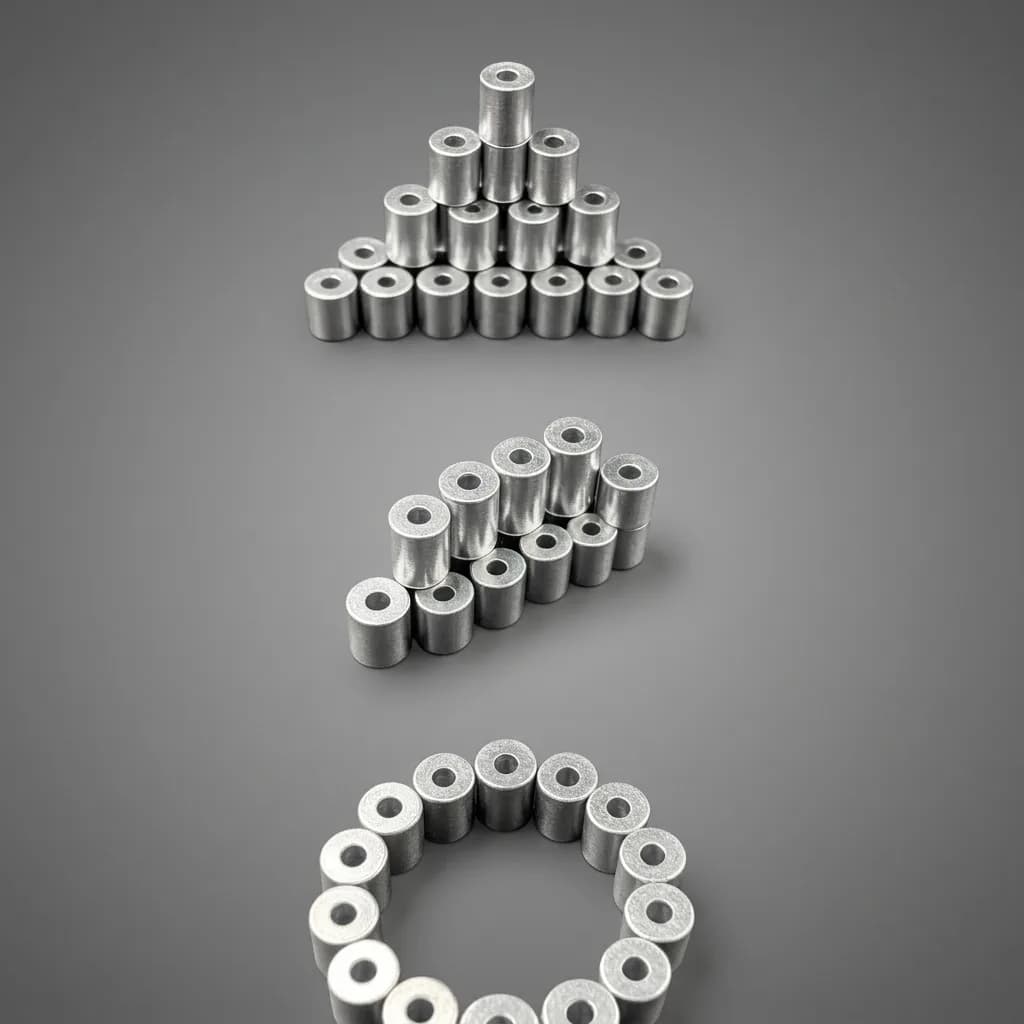 Custom axial Halbach array magnetic field assembly for sourcing review